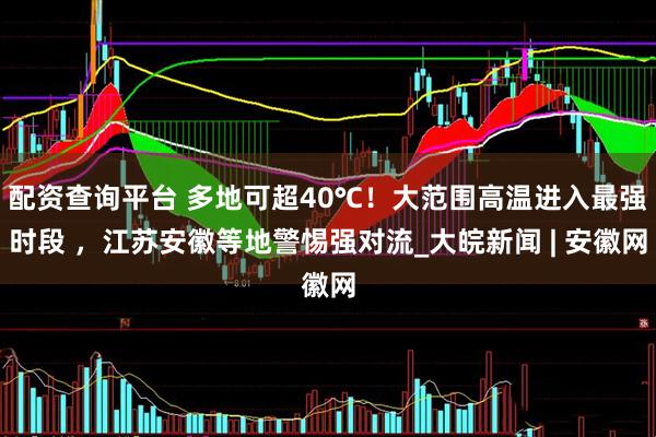 配资查询平台 多地可超40℃！大范围高温进入最强时段 ，江苏安徽等地警惕强对流_大皖新闻 | 安徽网